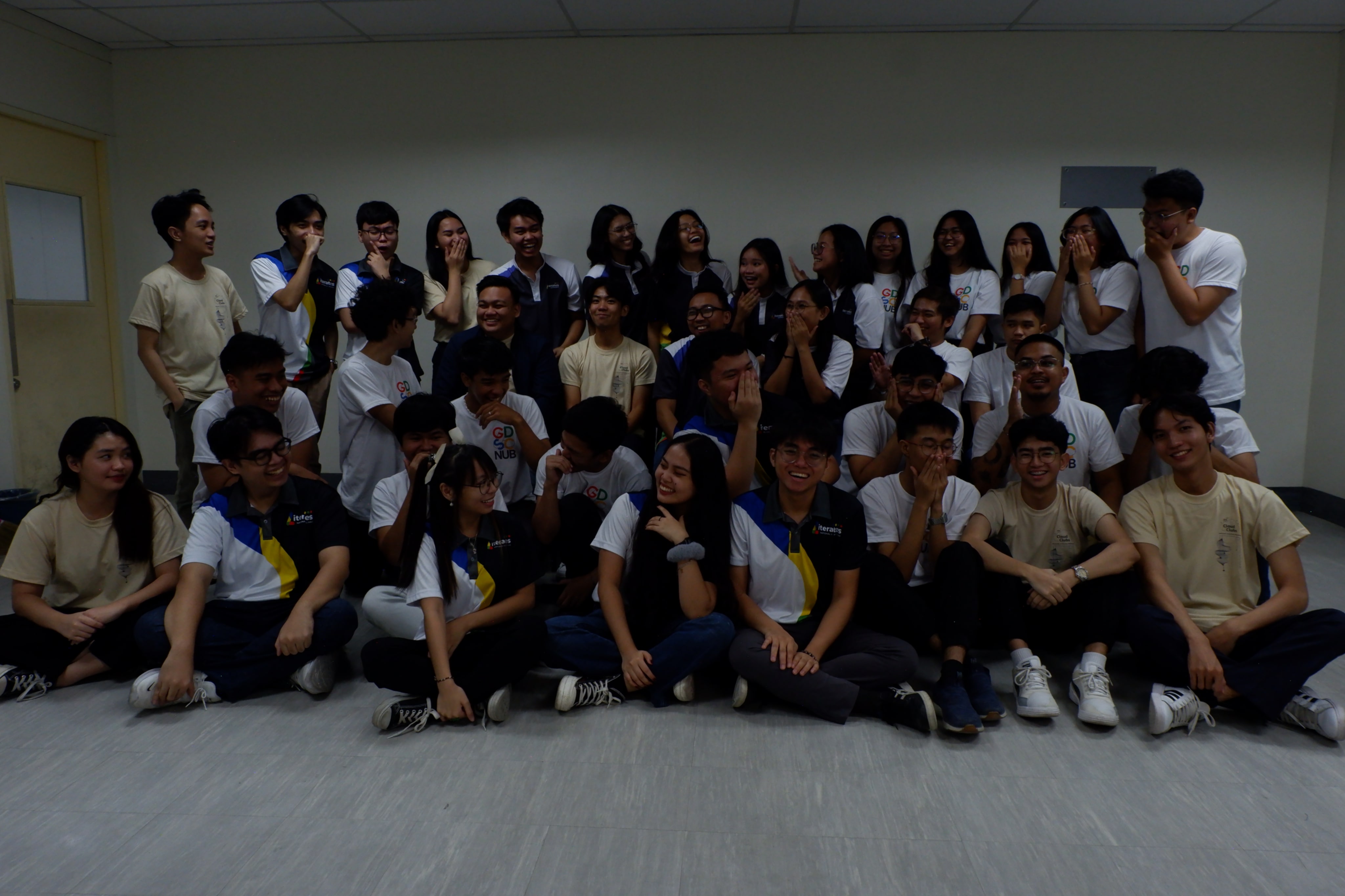 NU Literates Community together with GDSC and AWS Cloud Clubs