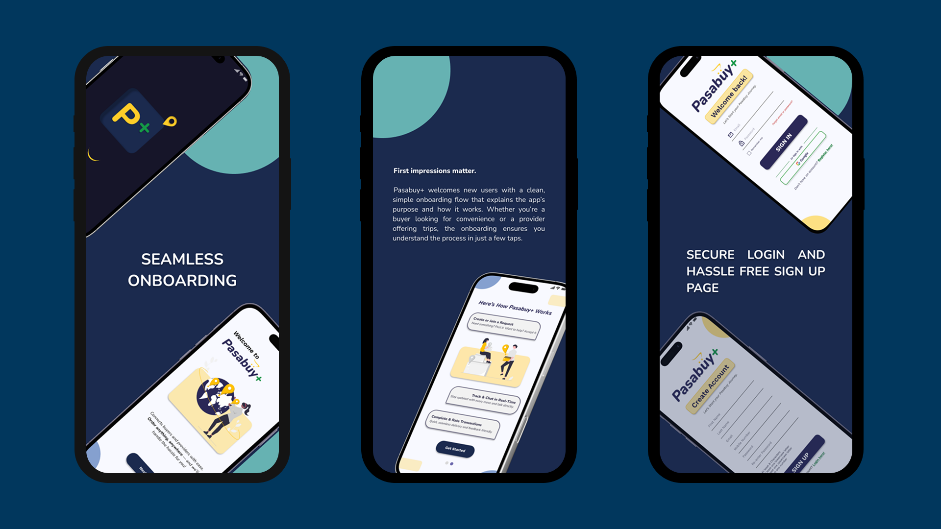 Pasabuy+ Mobile App Preview